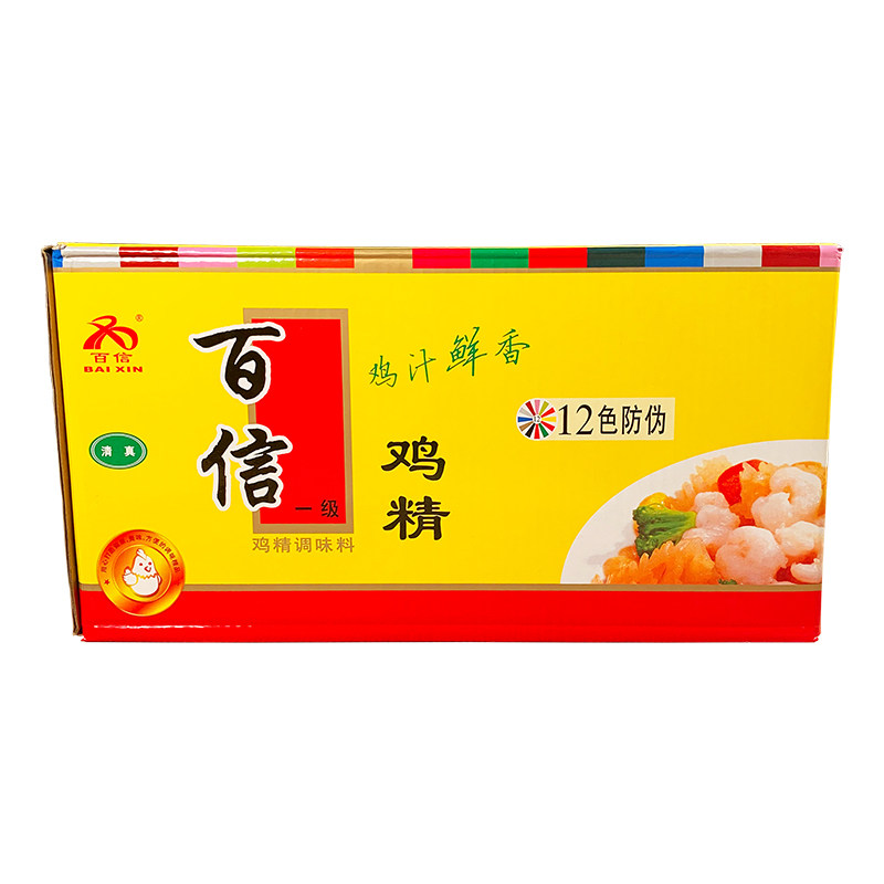 鸡精正品百信一级400克22袋整箱箱包四川金宫鸡精