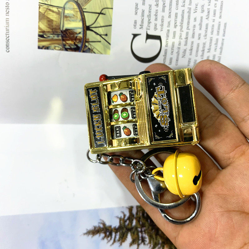 街机新款ins网红老虎机钥匙扣迷你经典童年怀旧钥匙扣