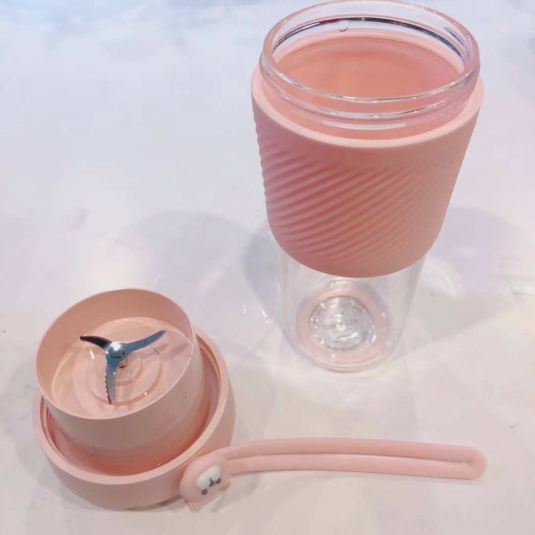 all joint便携电动榨汁杯小型充电榨汁机dimo玻璃杯身无线榨汁杯