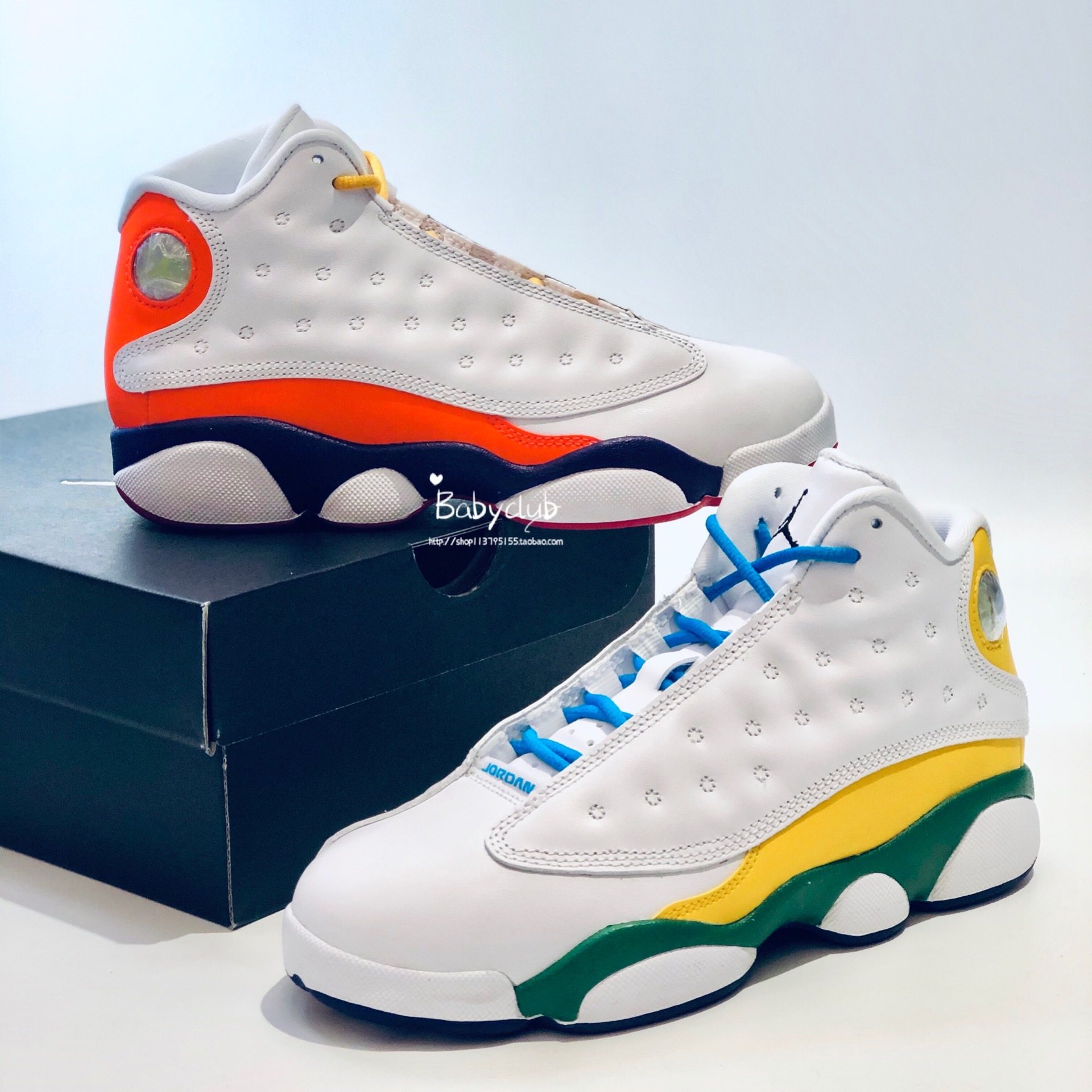 美国采购正品jordan retro 13童鞋aj13新款男女儿童运动篮球鞋