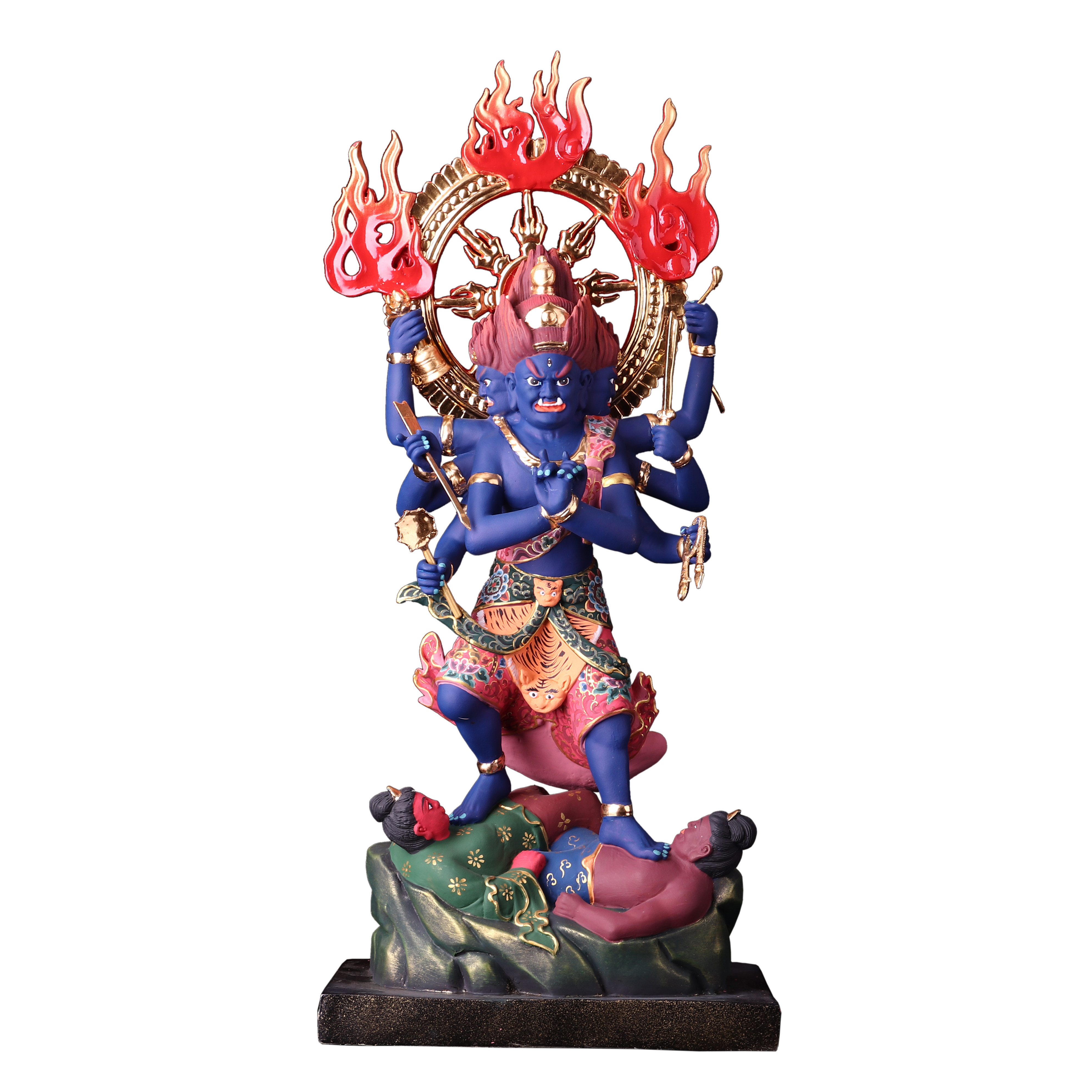 明王三世佛像最胜金刚纯铜供奉密宗五大摆件摆件