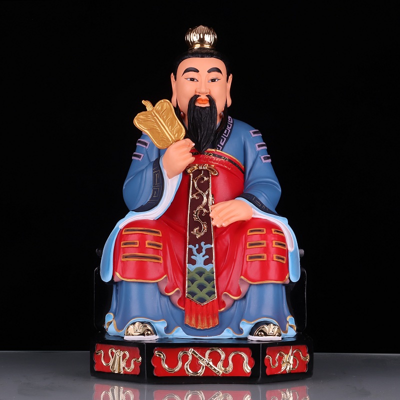 茅山保平真君三茅道教树脂平安树平安供奉祖师摆件