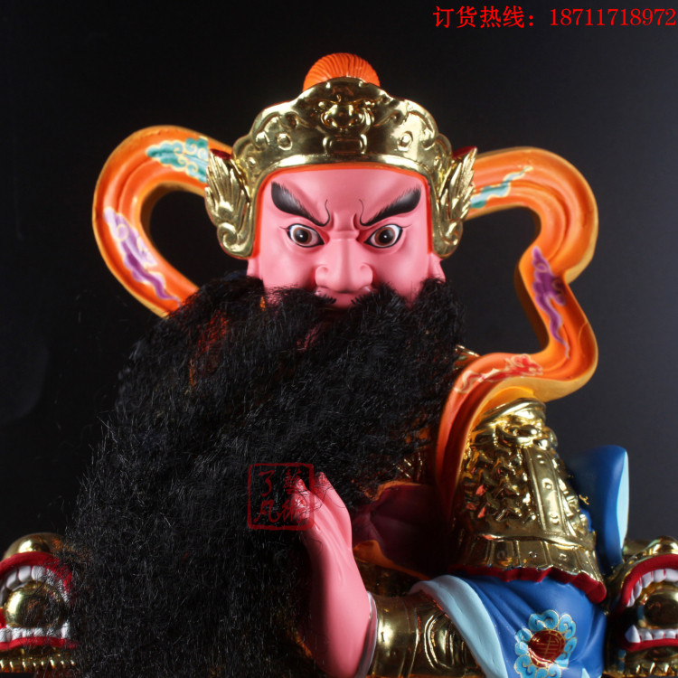 新品限时包邮洪仙公神像洪仙大帝道教玻璃钢树脂摆件