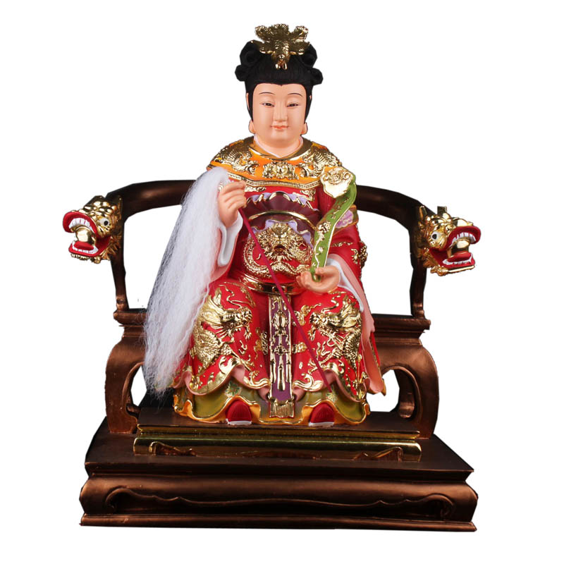 新品瑶池金母像西王母娘娘神像玻璃钢树脂瑶池圣母天后神像摆件