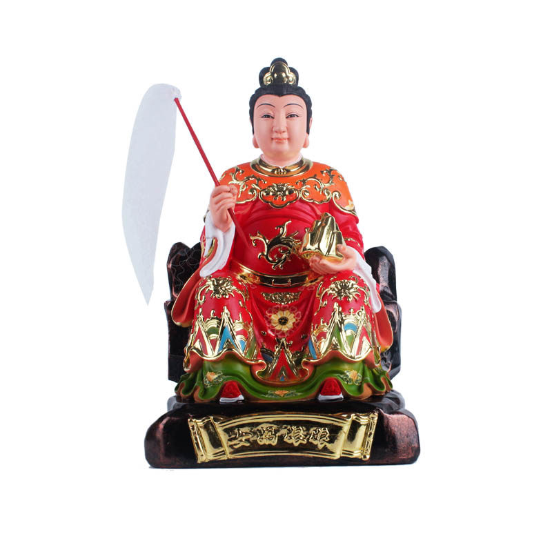 女娲娘娘神像坐莲女娲坐椅女娲娘娘佛像补天女神树脂摆件女娲娘娘