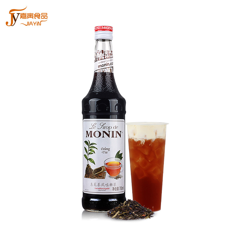 莫林monin乌龙茶风味糖浆700ml果露鸡尾酒水果茶饮料糖浆