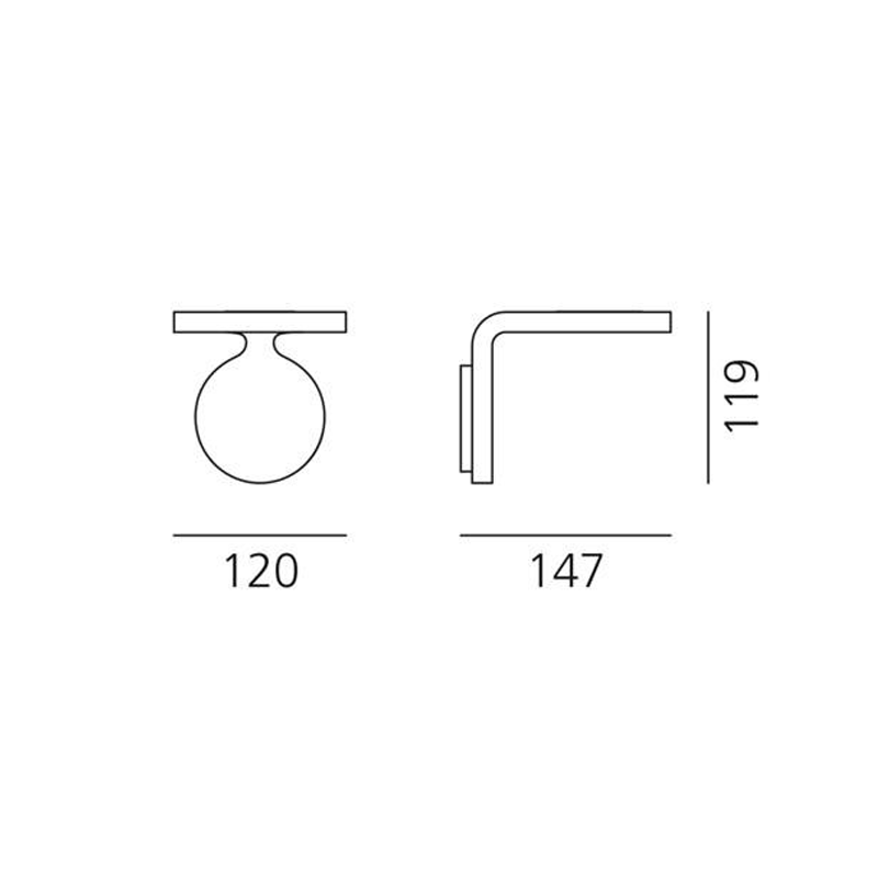 意大利进口壁灯artemidereaparete现代创意客厅书房壁灯