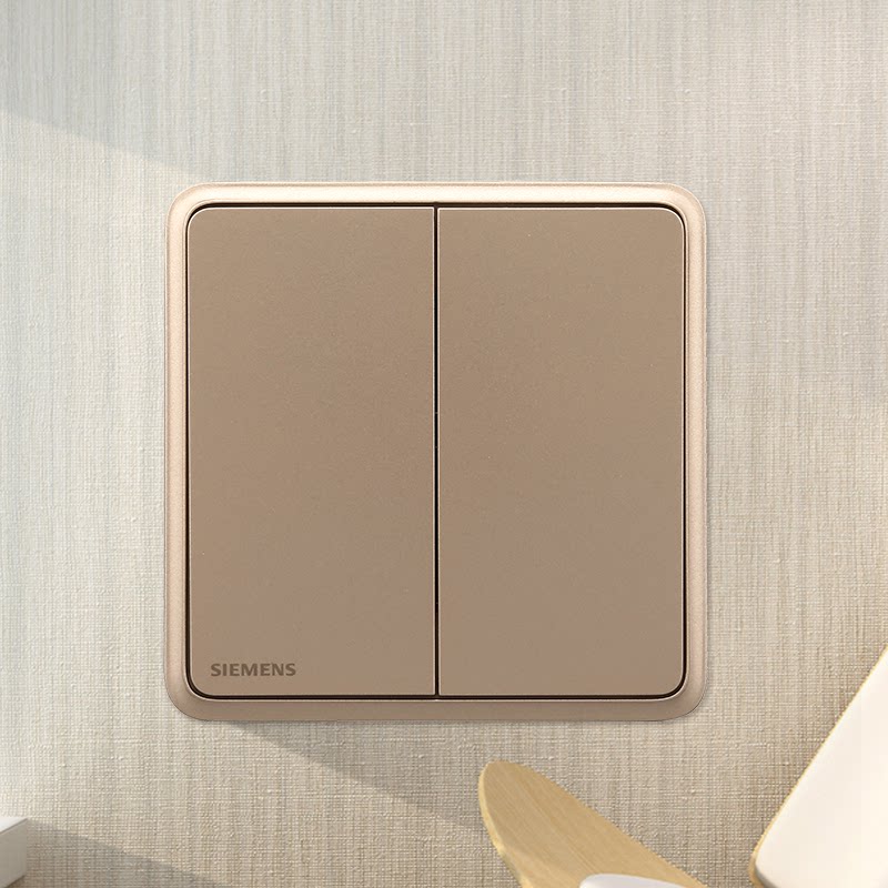 西门子开关插座面板二开开多中途三控家用床头头大多控开关