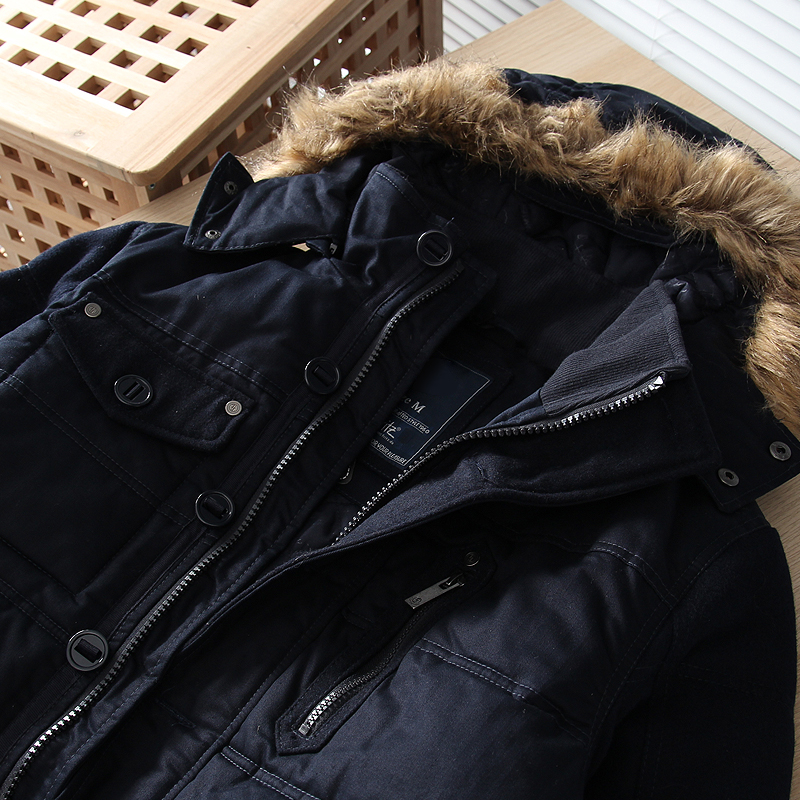 品质震撼！重磅御寒级！德国单外贸男士羊毛拼接重工保暖加厚棉衣