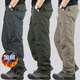 Winter plus velvet overalls men's loose thickening tide brand large size straight multi-pocket warm outdoor sports casual pants Winter plus velvet overalls men's loose thickening tide brand large size straight multi-pocket warm outdoor sports casual pants