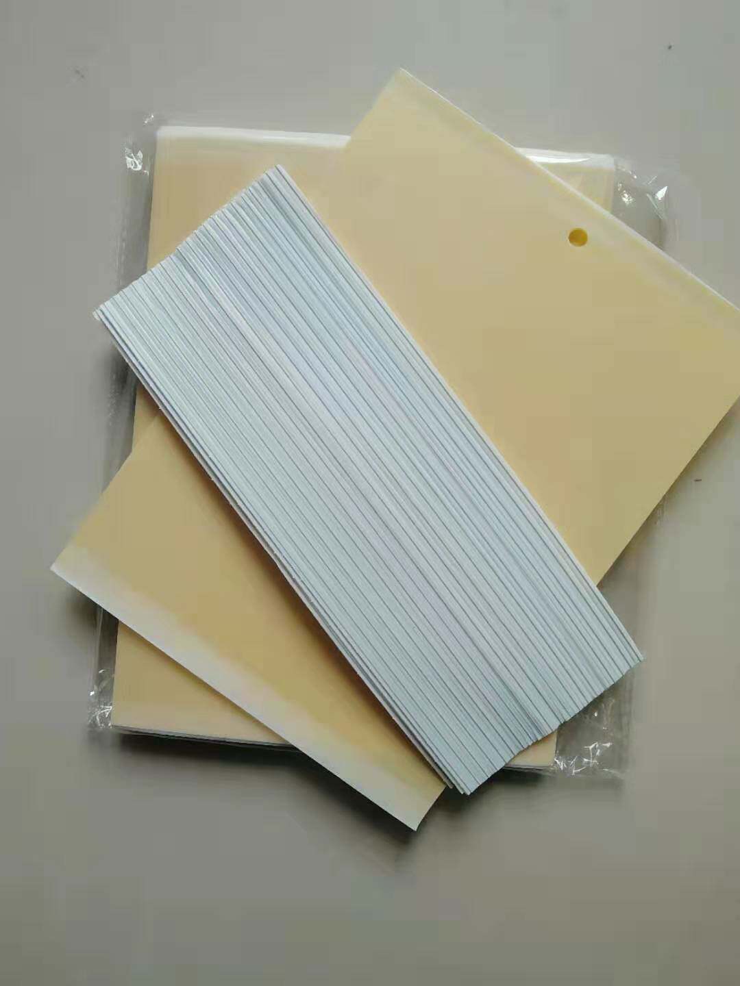 黄板双面粘虫板诱虫板纸贴黄色沾黏虫板灭小飞虫果蝇粘板蓝板大棚