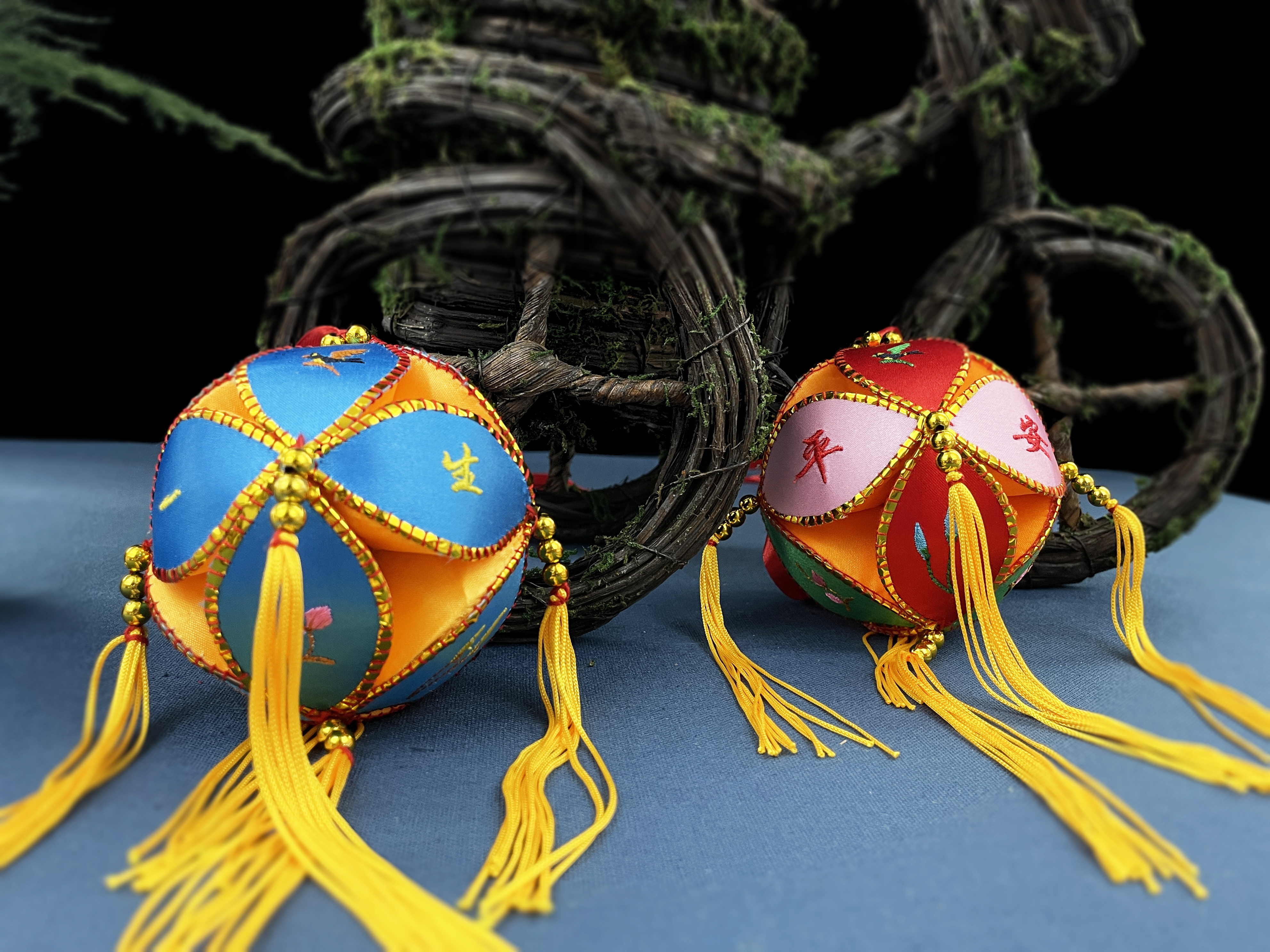 绣球手工8cm广西特色民族艺品三月三爱情信物壮绣