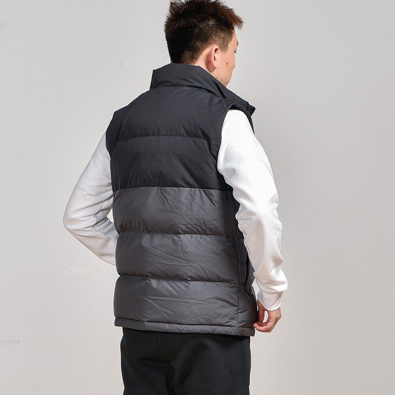 adidas阿迪达斯男款羽绒马甲冬季新款立领保暖背心羽绒马甲
