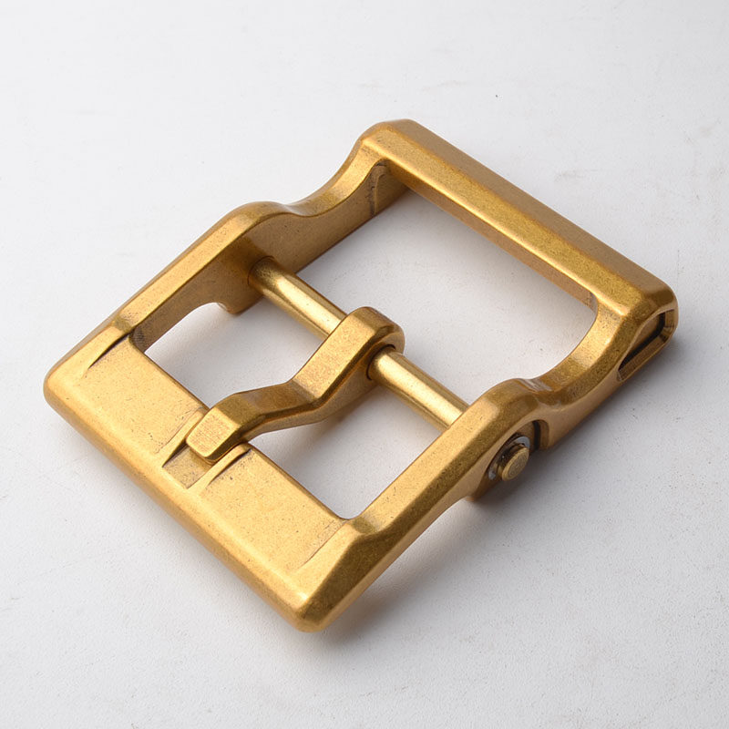实心腰带卡子皮带扣高档男士可拆卸日字针复古六代皮带扣