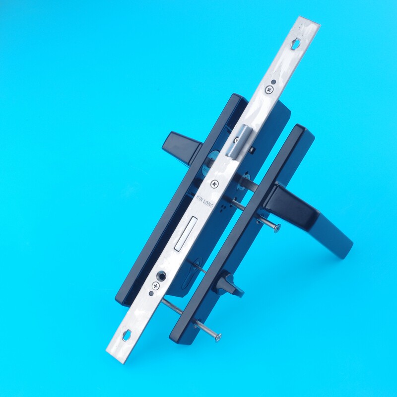 门锁kinlong坚朗断桥铝合金把手阳台保险执手机械门锁