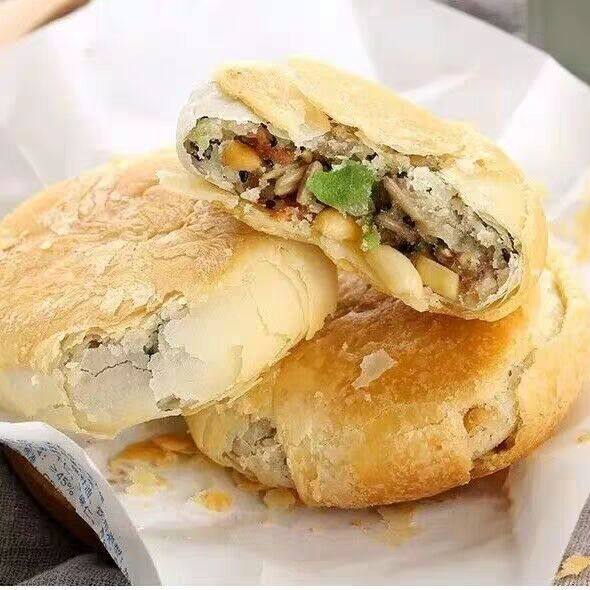 中秋苏式酥皮五仁月饼传统老式大白皮手工糕点散装多口味酥饼5斤