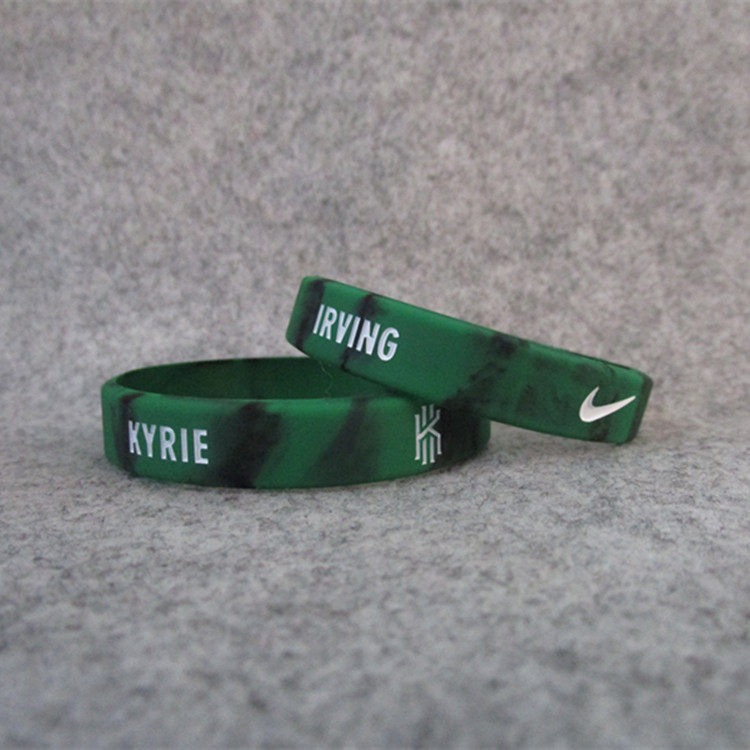 硅胶kyrieirving欧文珍藏耐标夜光运动手环腕带篮球球迷用品