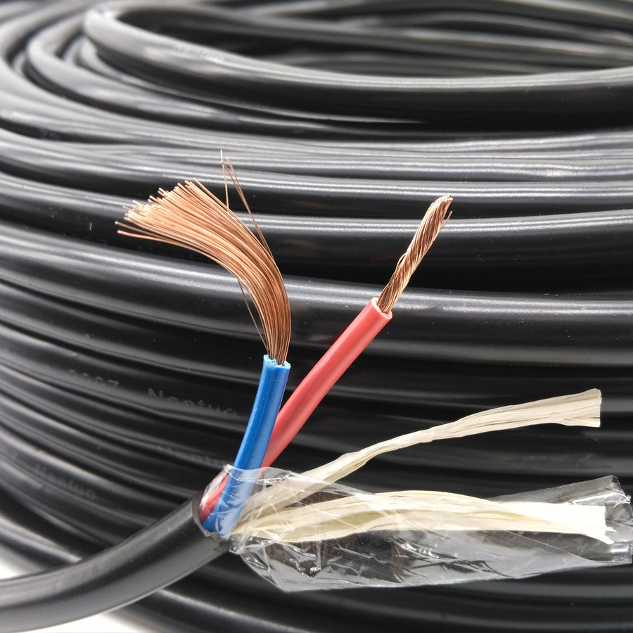 75护套电源线2.5平方纯铜rvv2x0.5信号线护套线