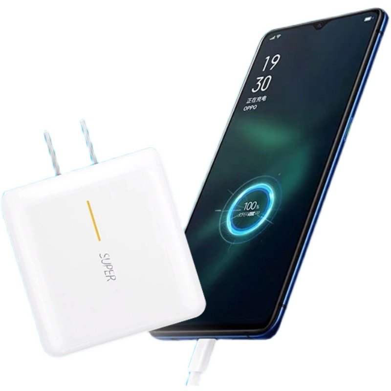 适用opporeno5充电器65w闪充数据线手机reno45pro快充手机充电器