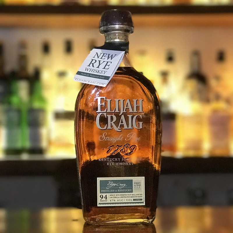 爱利加小批量黑麦威士忌elijahcraigstraightryewhiskey威士忌