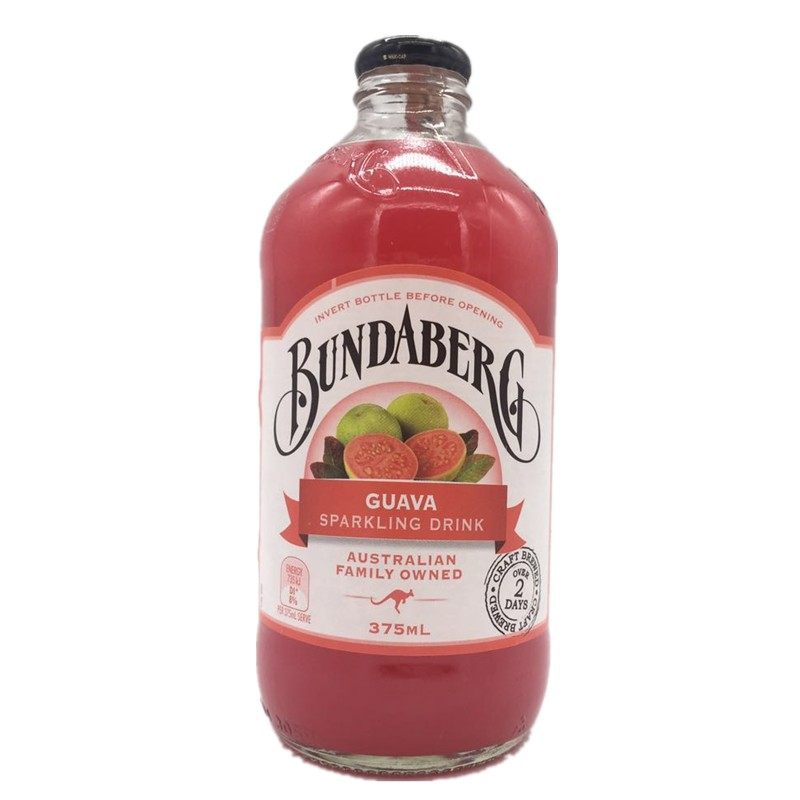 番石榴澳洲bundaberg宾得得宝碳酸饮料饮品375ml6瓶碳酸饮料