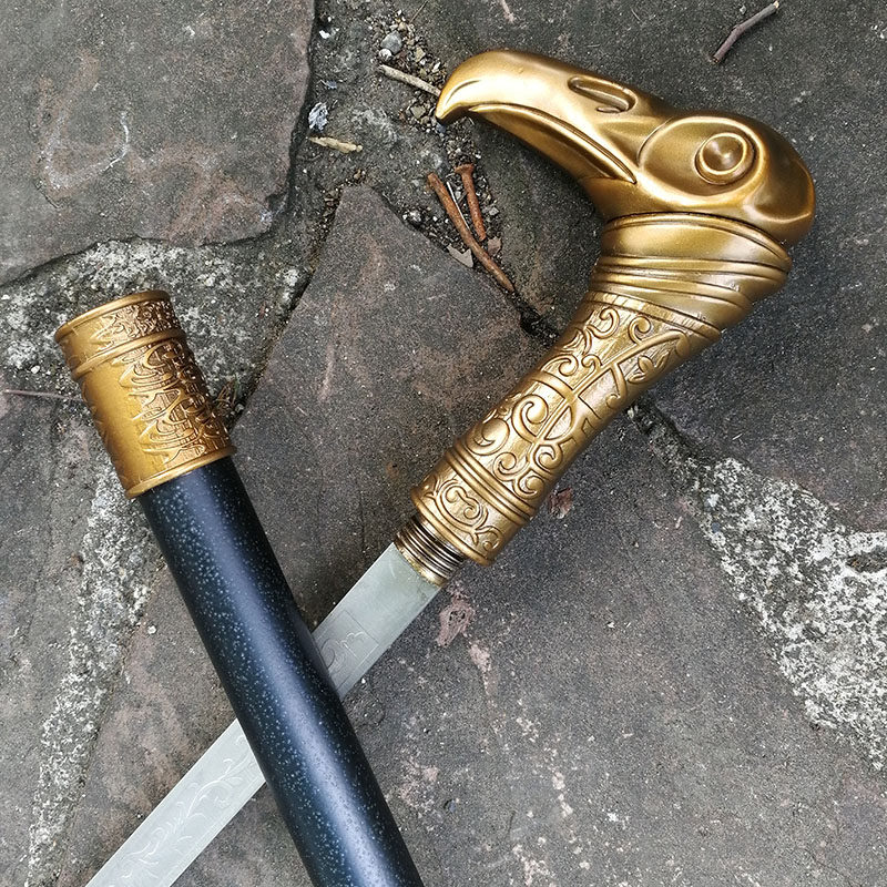 刺客信条枭雄辛迪迪加cosplay武器拐杖手杖剑道道具cosplay配件