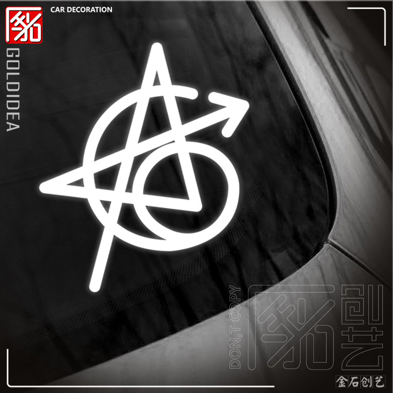 复仇者联盟托尼托尼斯斯塔克纹身标志漫威marvel汽车汽车装饰贴