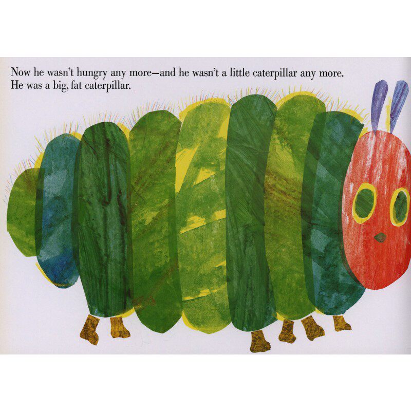 英文原版绘本 the very hungry caterpillar 饥饿的毛毛虫 纸板书