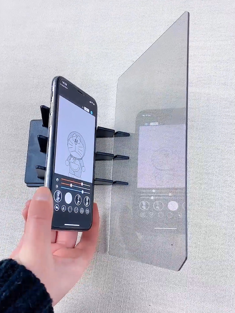 临摹画画神器拷贝抖音儿童初学者板手手机光学画板