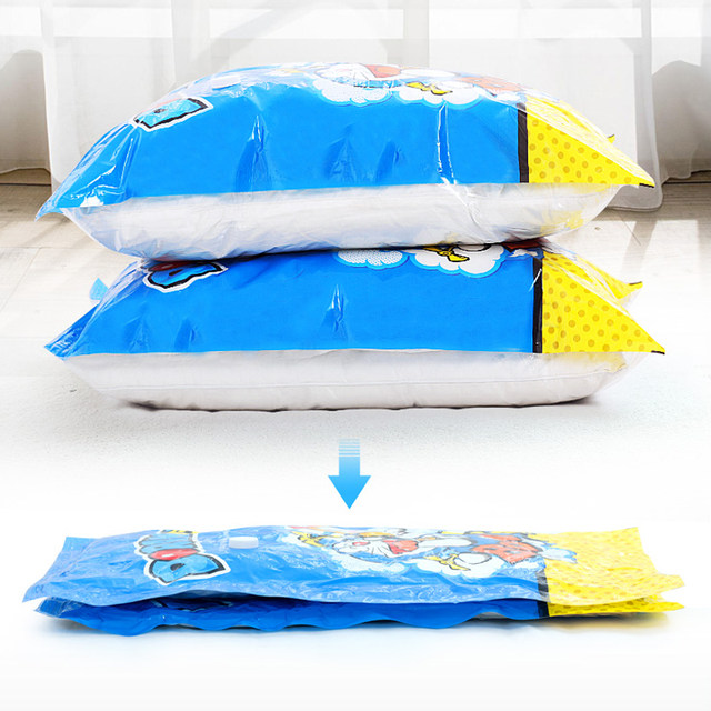 Thickened vacuum compression bag extra large 6 pieces pump bedroom cotton quilt down jacket storage bag finishing bag Thickened vacuum compression bag extra large 6 pieces pump bedroom cotton quilt down jacket storage bag finishing bag