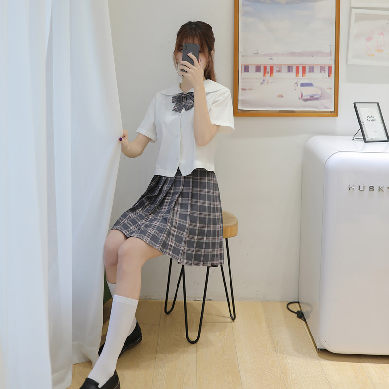 大码学生装jk制服套装伪娘cos用品学生校服