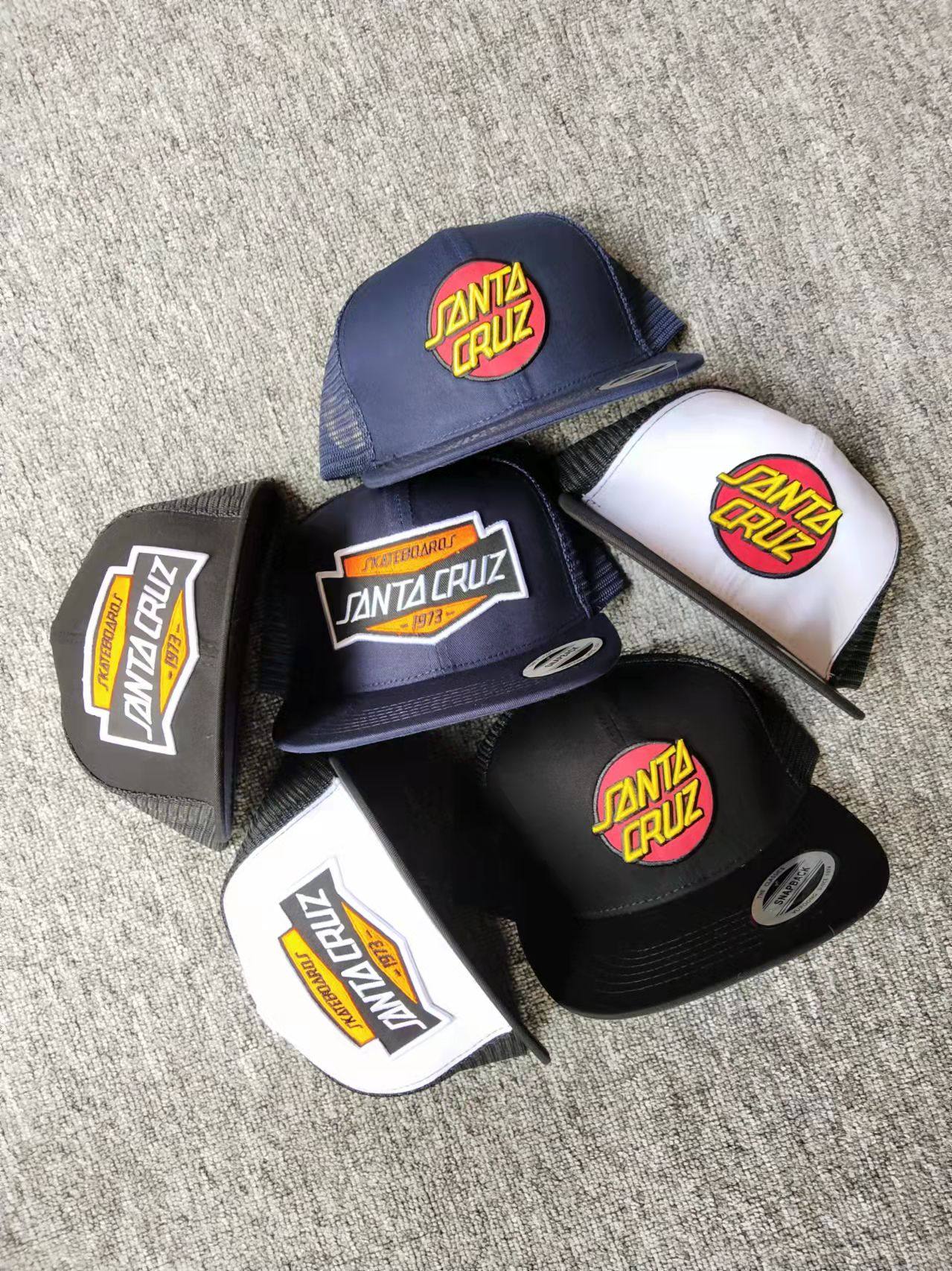 街头鬼手santacruz潮流流平檐帽滑板机车摇滚帽子