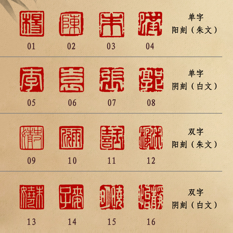 0.8cm篆刻小学生名章姓氏姓名刻字名字定制手工成品印章