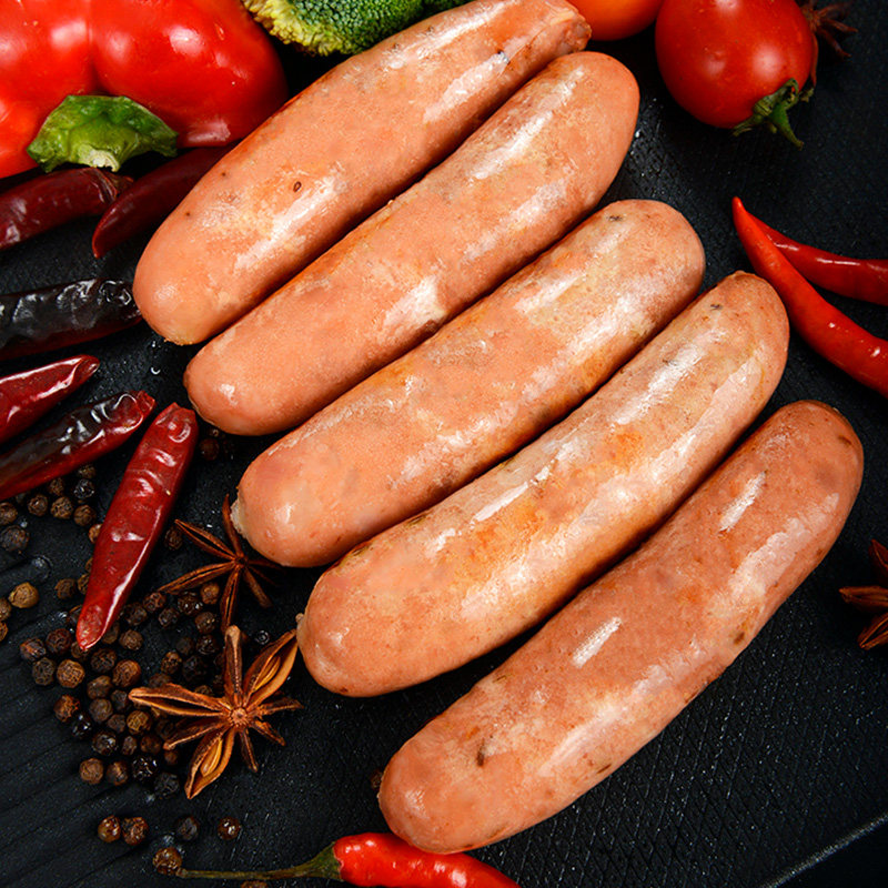 香肠20支台湾烤肠热狗手工孜然马蹄火山山石香肠