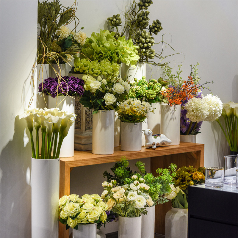 花瓶yakahome北欧轻奢摆件客厅现代简约插花花花花店花瓶