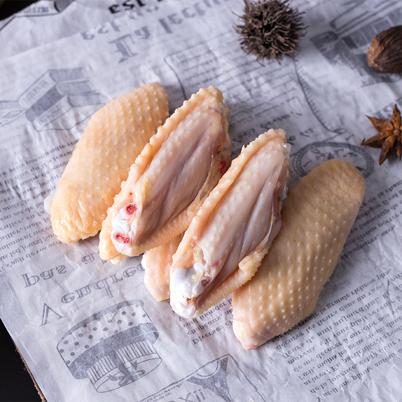 鸡翅中新新鲜冷冻烧烤食材农家散养土鸡鸡肉生鸡翅