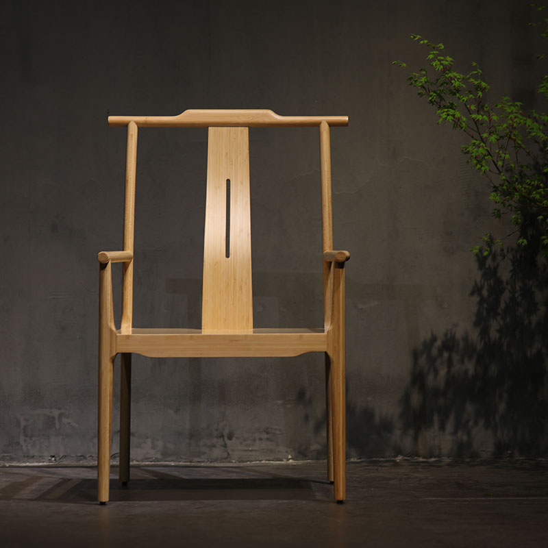 竹老表扶手背靠背高背太师椅中式椅子新中式围椅榫卯围椅