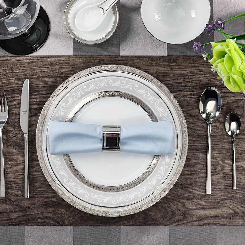 noritake则武中餐厅会所摆台件餐具餐盘套装高档餐厅餐具瓷器套装