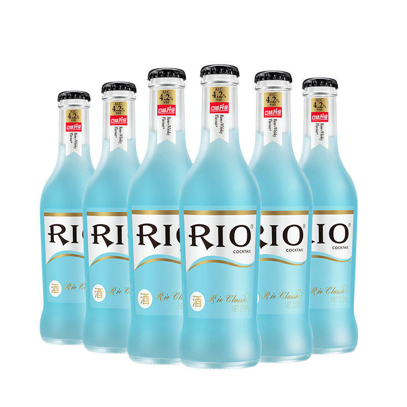 rio锐澳蓝玫瑰鸡尾酒275ml*6瓶