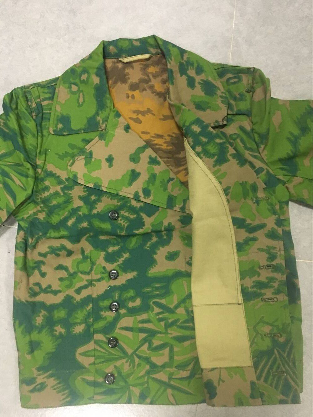 棕榈树迷彩坦克克服夹克装甲兵夏季布料作战帽子