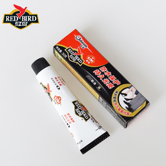 鞋油红鸟皮鞋无色黑色棕色真皮保养固体自然鞋油