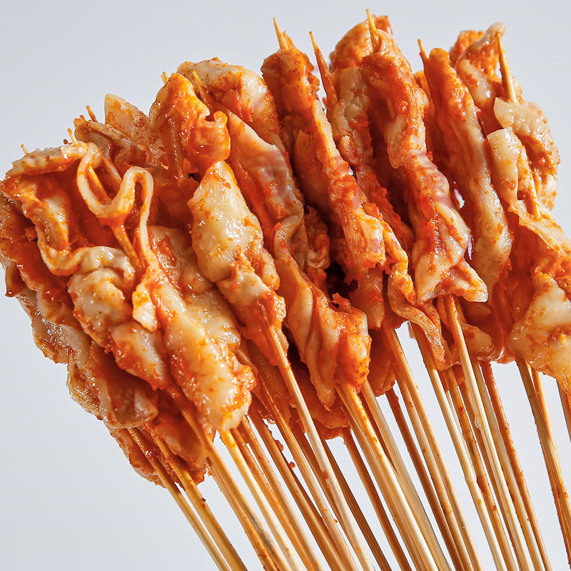 鸡皮20串2000串腌制小串口味奥尔良烧烤铁板烧铁板其它