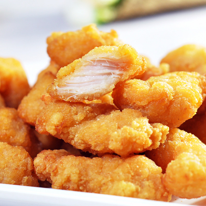 凤翔盐酥鸡冷冻半成品家庭装油炸小吃1kg鸡块鸡肉鸡米花炸鸡食品