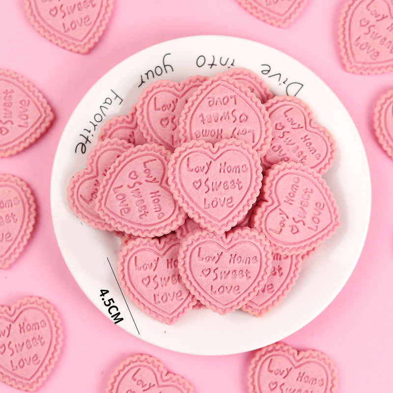 烘焙蛋糕装饰纸杯蛋糕樱花粉色饼干蝴蝶爱心猫爪花朵纽扣造型饼干