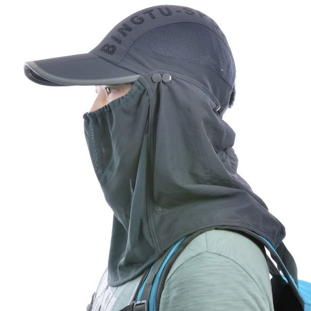 Sunscreen cover face hat male spring and summer sports outdoor fishing cap female riding cap sunshade mountaineering sun hat Sunscreen cover face hat male spring and summer sports outdoor fishing cap female riding cap sunshade mountaineering sun hat