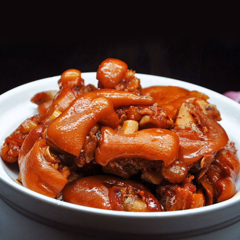 正宗五香猪蹄500g酱猪蹄熟食红烧猪蹄猪手猪脚猪爪包邮土猪真空