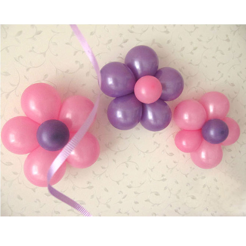 气球婚房合一梅花封口花朵造型花型夹子扣子气球