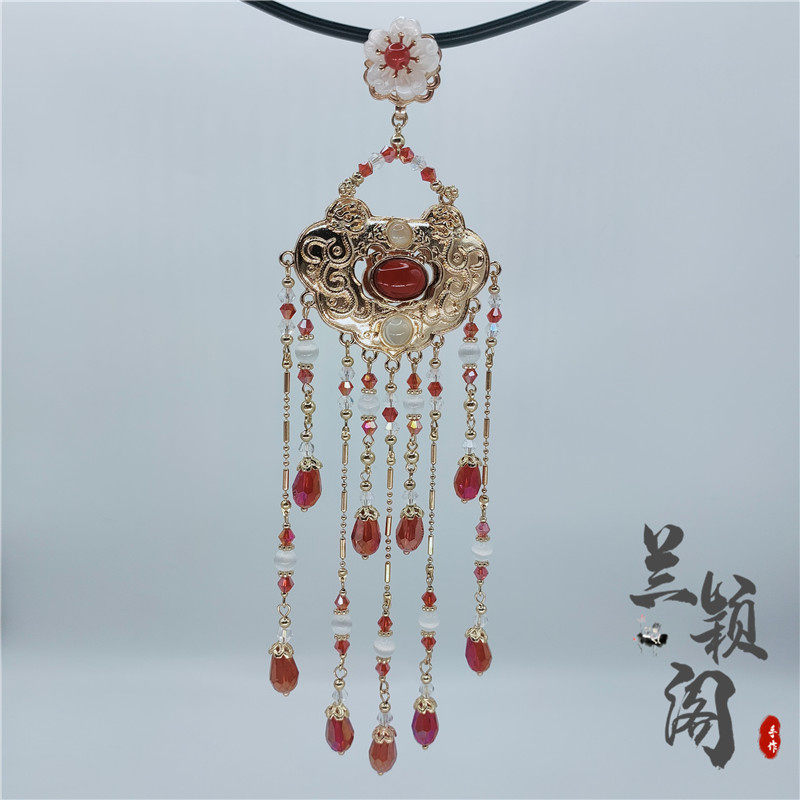 原创汉服配饰霞帔坠明制宋制婚服霞挂饰璎珞项坠