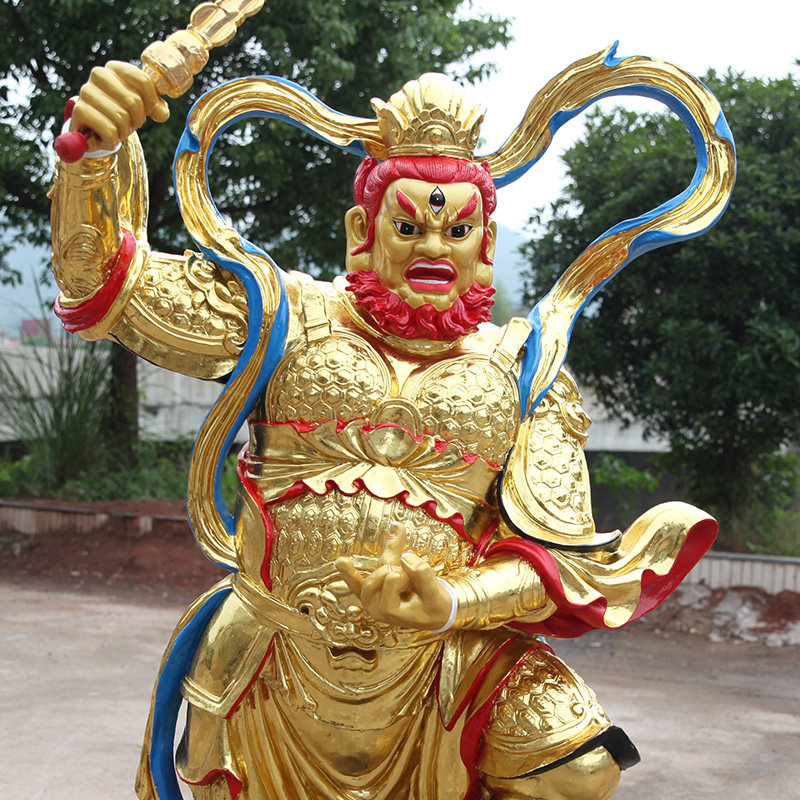 包邮寺庙供奉王天君王灵官道教护法树脂神像镇摆件