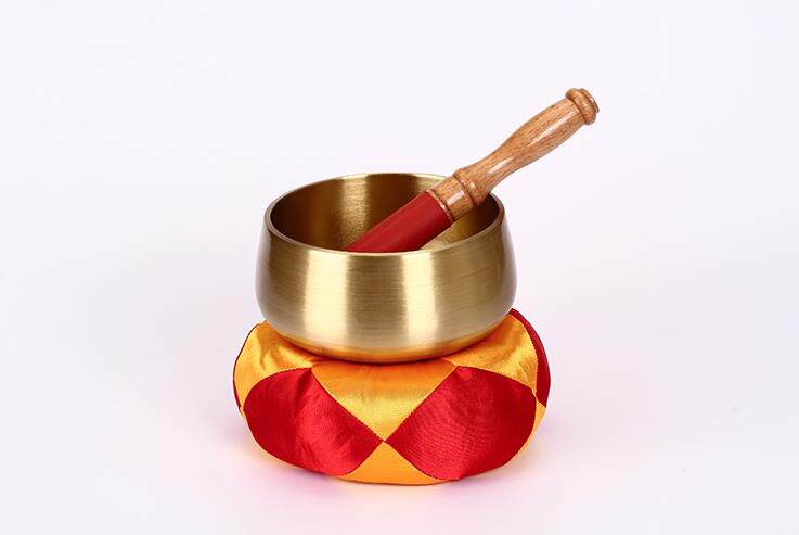静心修行钵寺庙佛前档子结缘疗愈西藏铜磬佛教铜磬铜庆号碗佛音钵